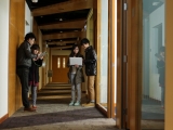 Walkway to the Group Study Rooms